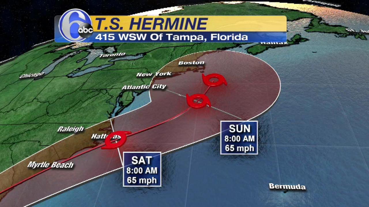 Tropical Storm Hermine Forms, May Come Close To NJ Shore | 6abc.com