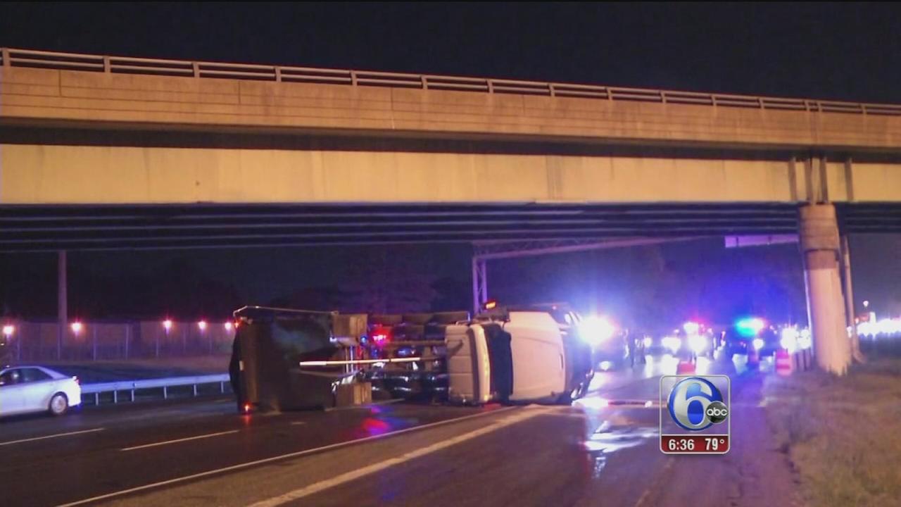 I-95 cleared after dump truck crash in Newark, Delaware | 6abc.com - 6abc.com