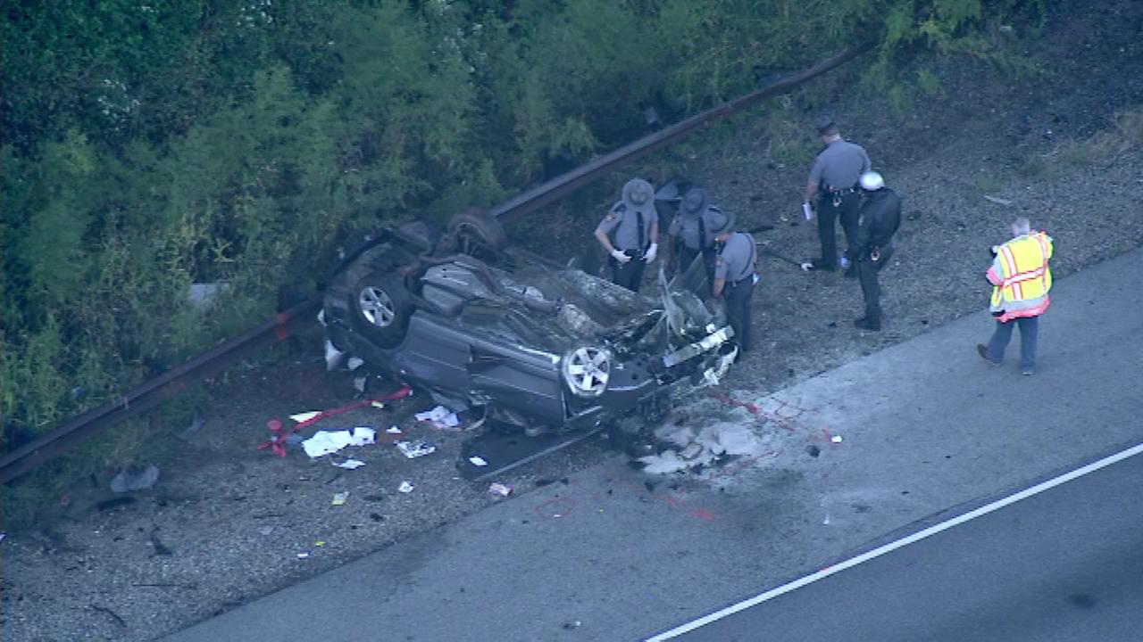 Serious crash jams traffic on I476 North