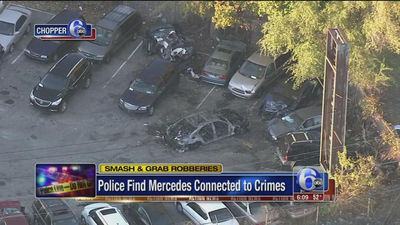 Police recover Mercedes in Philly smash-and-grab robberies - 6abc.com