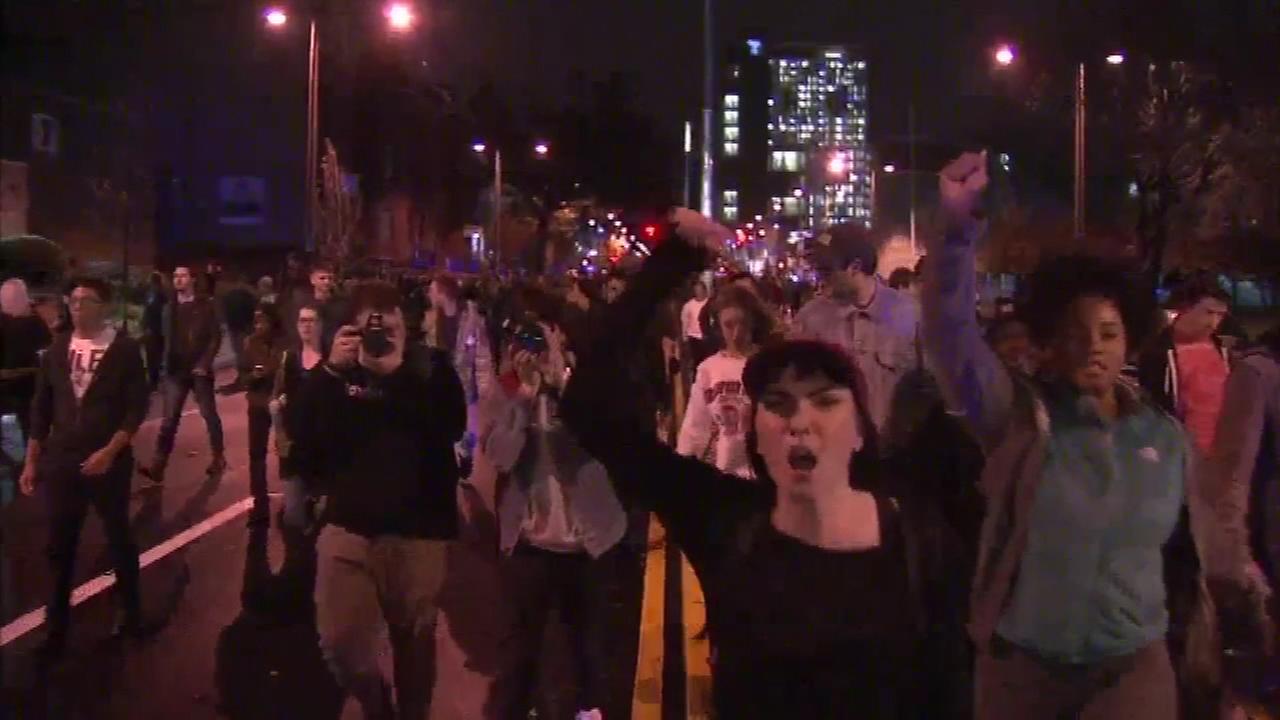 Hundreds March In Anti Trump Protest In Philadelphia 