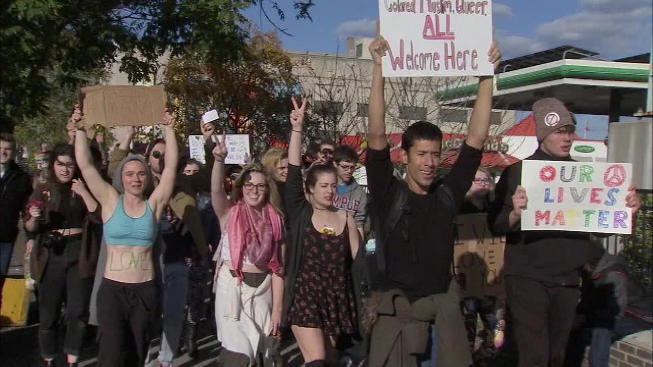 Hundreds March In Anti Trump Protest In Philadelphia 