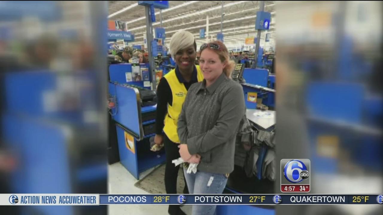 Walmart cashier gives mom of three $100 for groceries - 6abc.com
