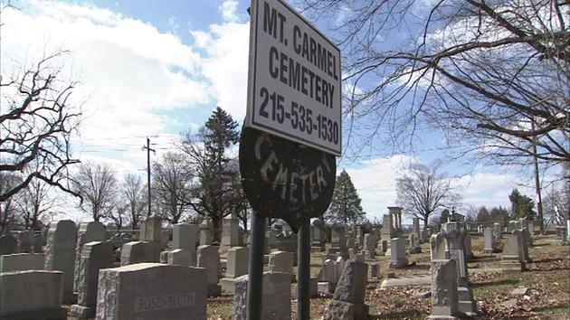 <div class='meta'><div class='origin-logo' data-origin='none'></div><span class='caption-text' data-credit=''>Pictured: Damage at the Mt. Carmel Cemetery on the corner of Frankford and Cheltenham avenues in Philadelphia on Sunday, February 26.</span></div>