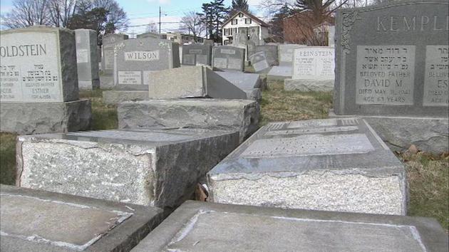 <div class='meta'><div class='origin-logo' data-origin='none'></div><span class='caption-text' data-credit=''>Pictured: Damage at the Mt. Carmel Cemetery on the corner of Frankford and Cheltenham avenues in Philadelphia on Sunday, February 26.</span></div>