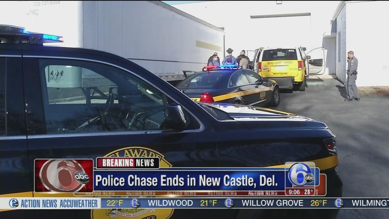 Police chase involving stolen airport van ends in Delaware - 6abc.com