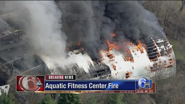 VIDEO: Aquatic Fitness Center fire