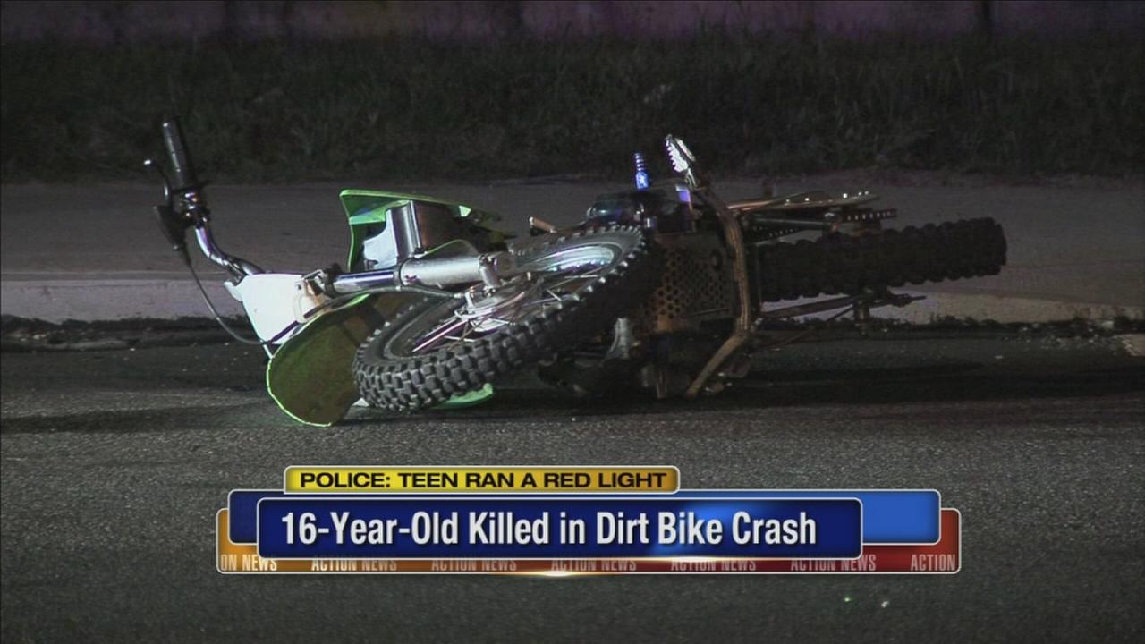 Teen killed in dirt bike crash in Lawncrest section of Philadelphia