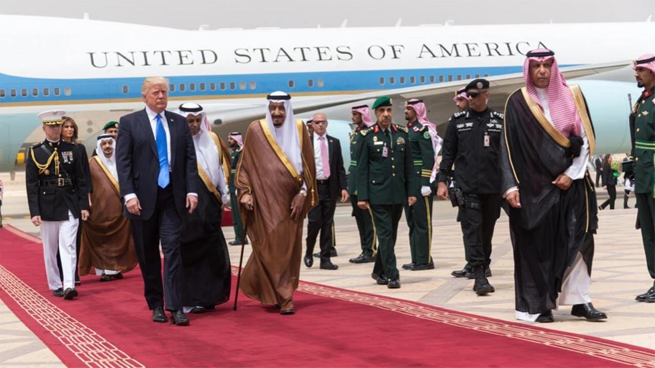 President Trump Arrives In Saudi Arabia To Begin First Trip Abroad ...