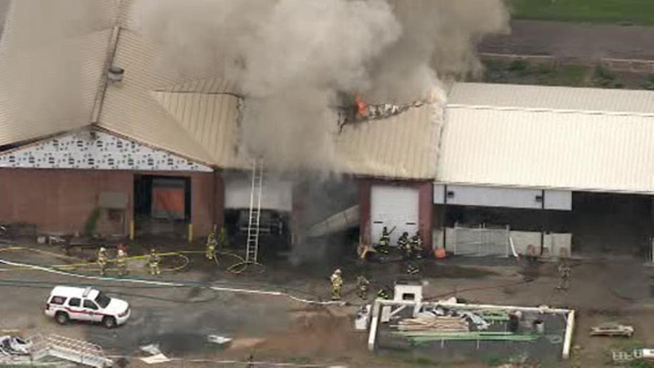 Fire breaks out at Chalfont sewage plant