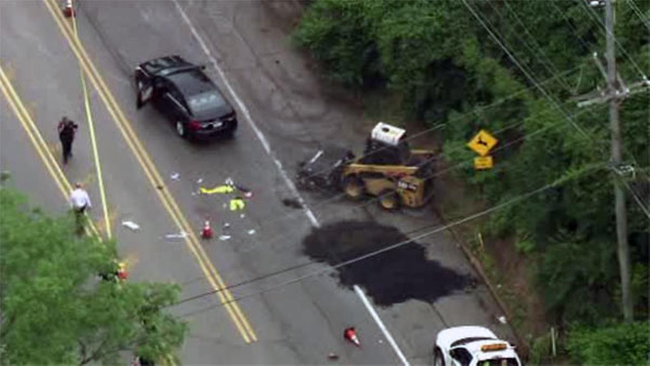 Traffic flagger hit by car in West Goshen Twp.