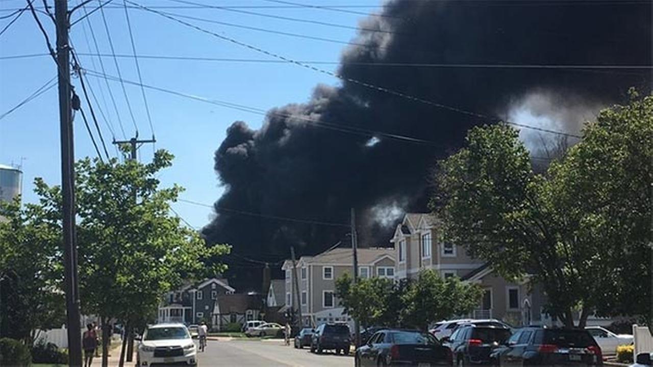 Firefighters Battle Massive House Blaze In Cape May County | 6abc.com