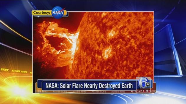 VIDEO: Solar flare nearly destroyed Earth