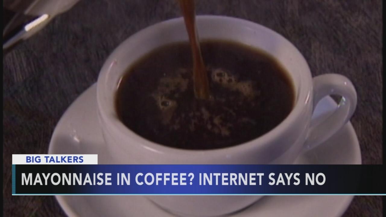 Mayonnaise in coffee? says no