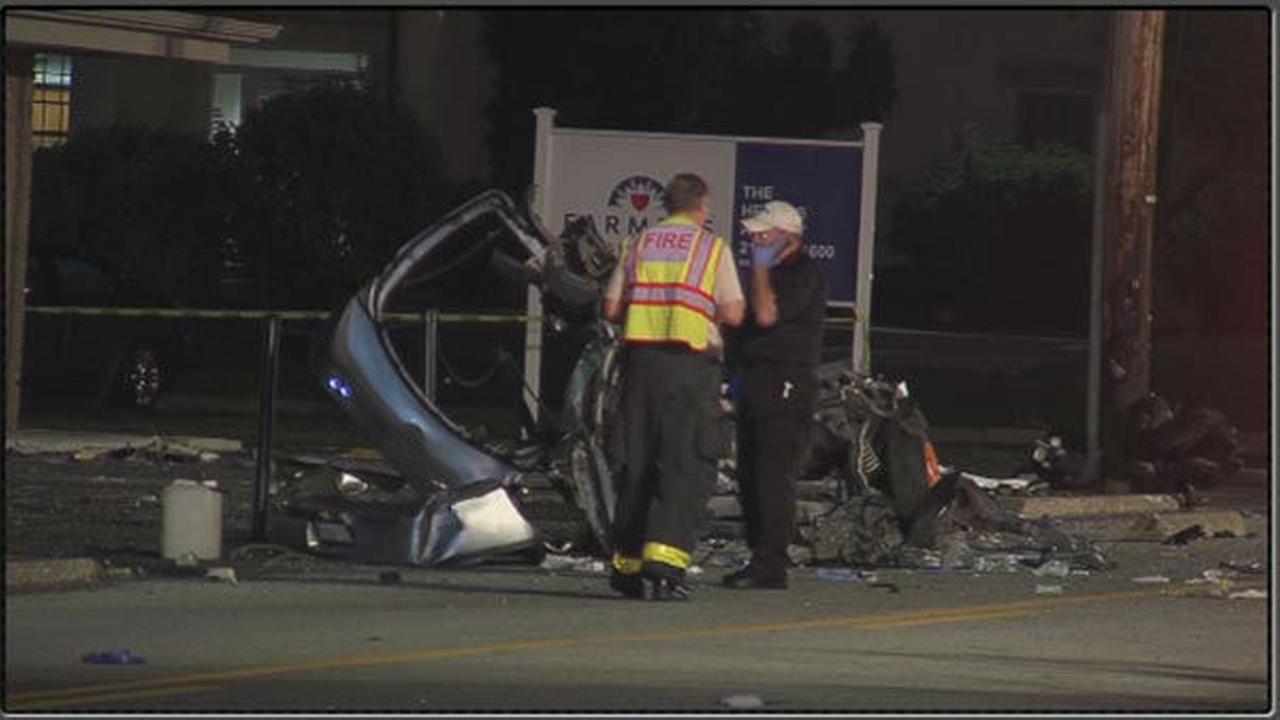 PHOTOS Car breaks apart in fatal Hatfield, Pa. crash