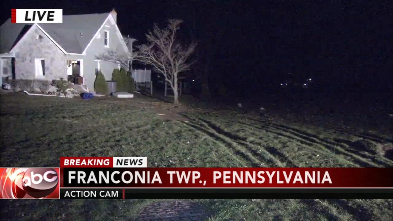 Woman killed after car crashes into her Franconia Township, Pa. home