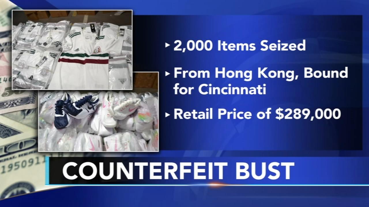 $289k Worth Of Counterfeit Goods Seized In Philadelphia | 6abc.com