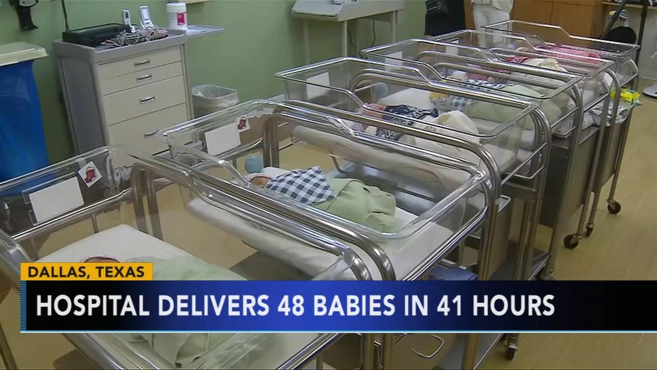 Texas hospital delivers 48 babies in 41 hours
