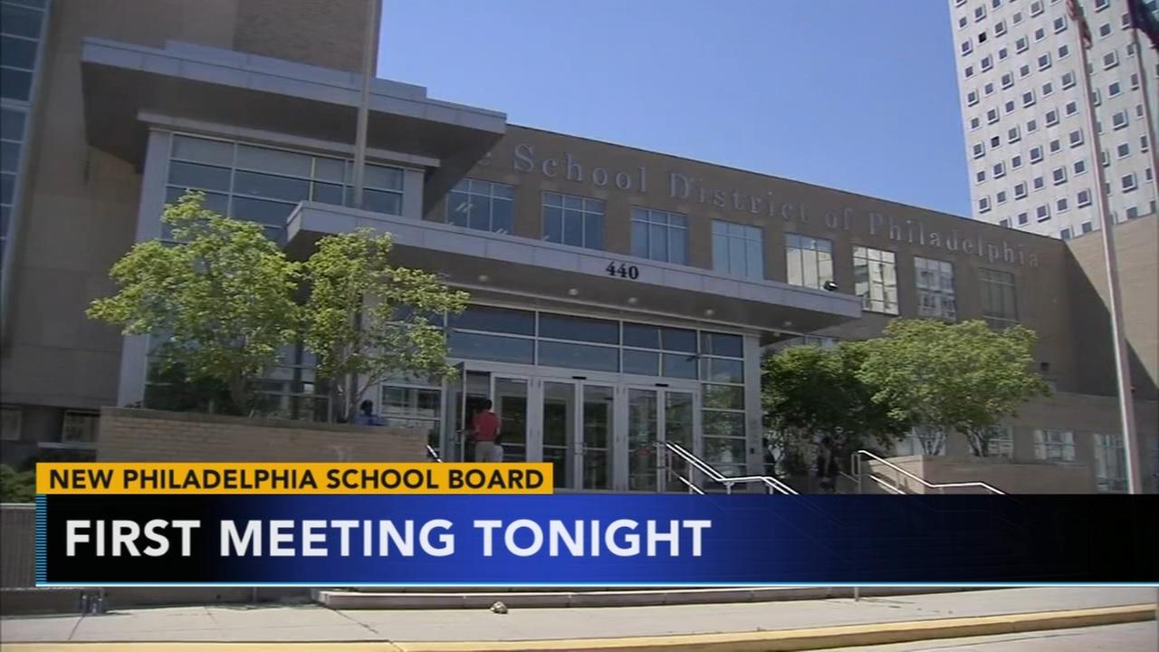 Philly's newly appointed school board holds first meeting