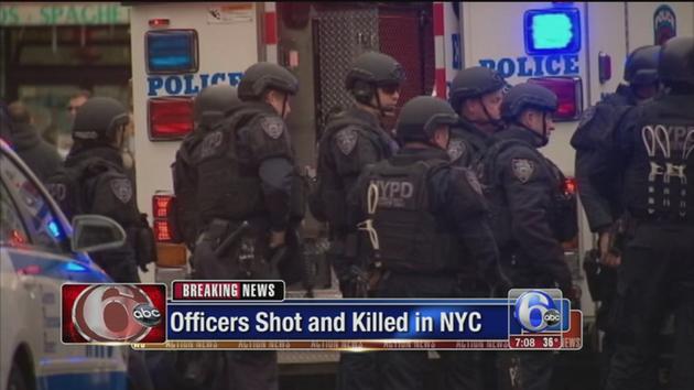 2 NYC officers dead in ambush shooting in cruiser | 6abc.