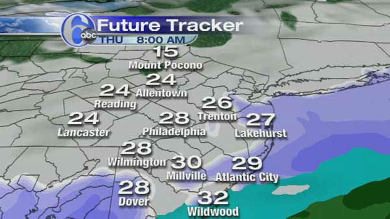 ACCUWEATHER MAPS Thursday snow update