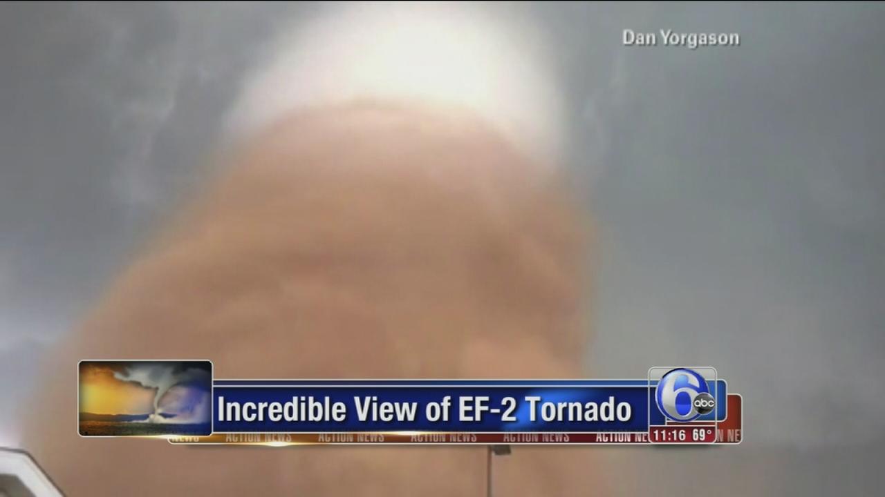 VIDEO: Incredible View Of EF-2 Tornado | 6abc.com