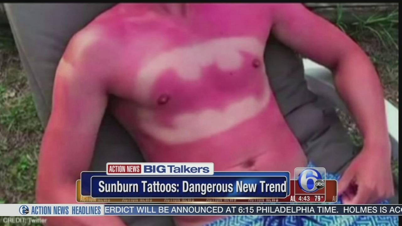 Sunburn art becoming dangerous new trend on social media | 6abc.com How To Edit Sunburn Out Of Photos On Iphone