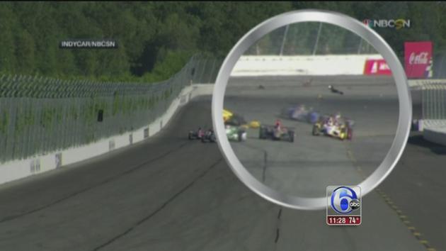 VIDEO: IndyCar driver Justin Wilson in coma after wreck at Pocono Raceway
