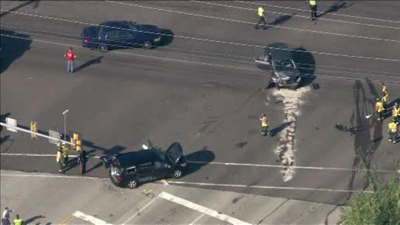 6 injured in multivehicle crash in North Wales