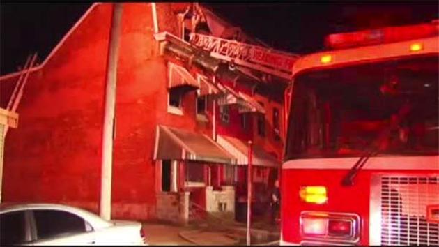 VIDEO: Firefighter injured in 2-alarm blaze in Reading