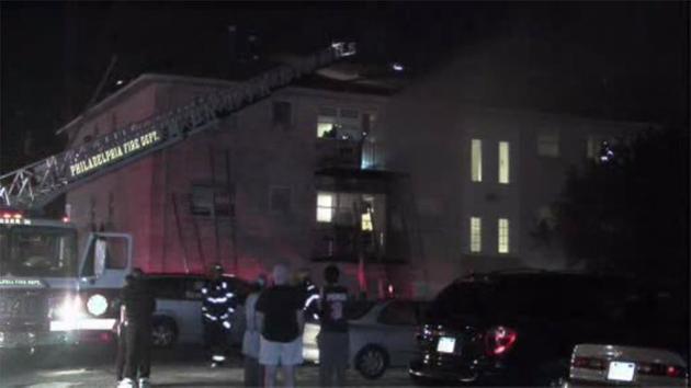 VIDEO: Fire forces dozens from Bustleton apartments