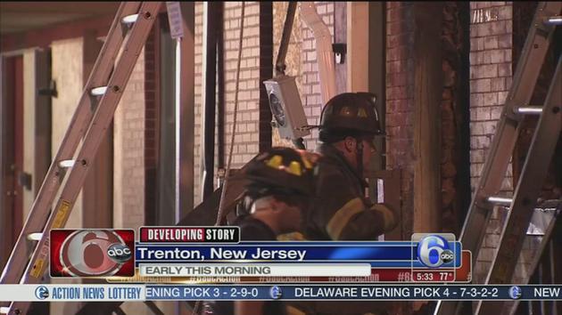 VIDEO: Fire damages two homes in Trenton