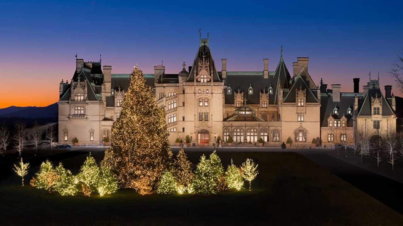 'Tis the Season for Christmas at the Biltmore, 35foot tall Frasier Fir