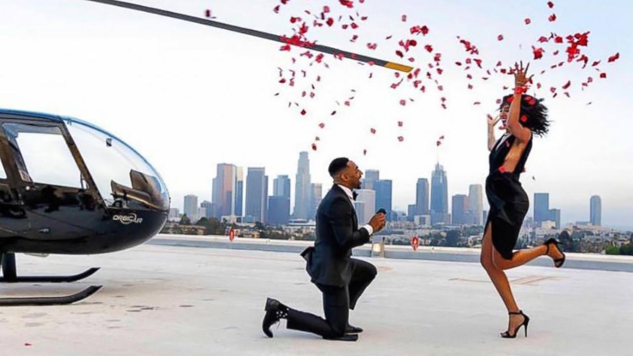 TV producers pulls off epic rooftop proposal in LA