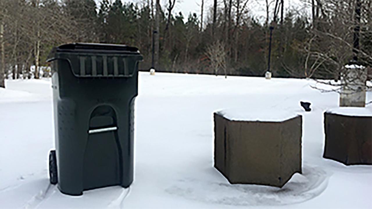 After the snow Trash, recycling pickup info