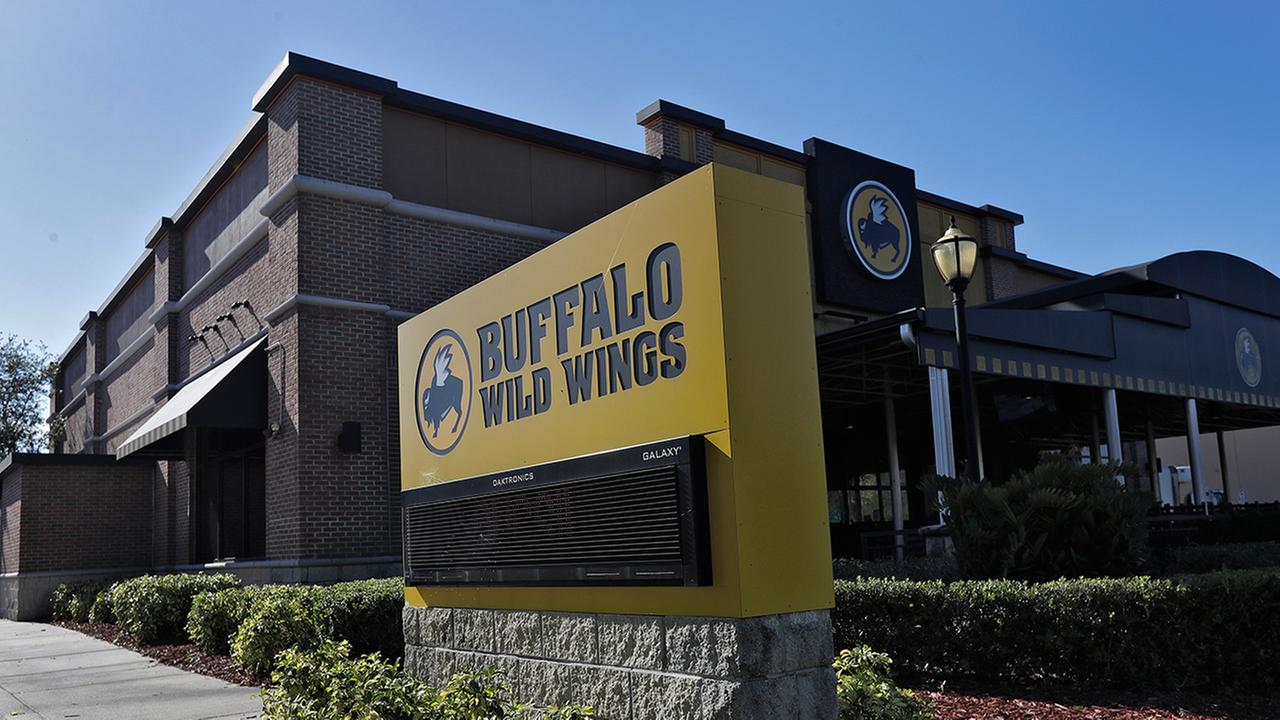 A Buffalo Wild Wings restaurant is shown Tuesday Nov. 28 2017 in Valrico Fla