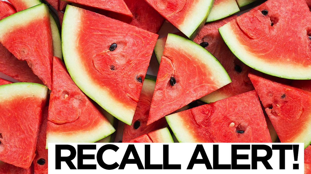 Recall Alert Throw away pre-cut melon