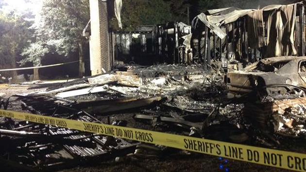 The couple's home northwest of Oxford, NC was burned to the ground. <span class=meta>Tamara Gibbs</span>