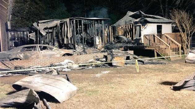 The couple's home northwest of Oxford, NC was burned to the ground. <span class=meta>Tamara Gibbs</span>