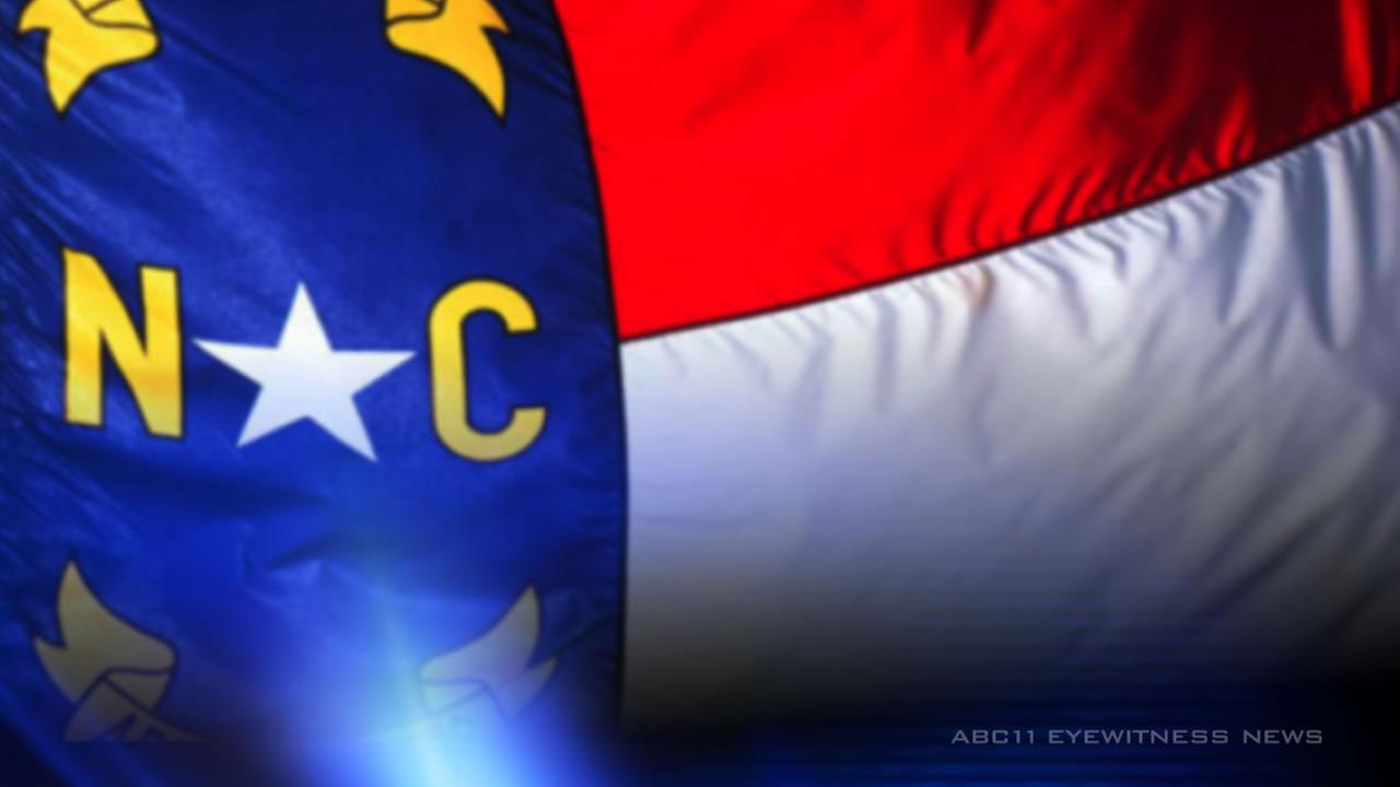 State flags flown at halfstaff for former Lumbee chairman Durham