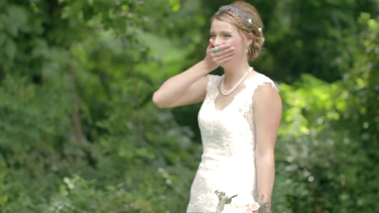 WATCH Marine Surprises Sister On Her Wedding Day Abc11