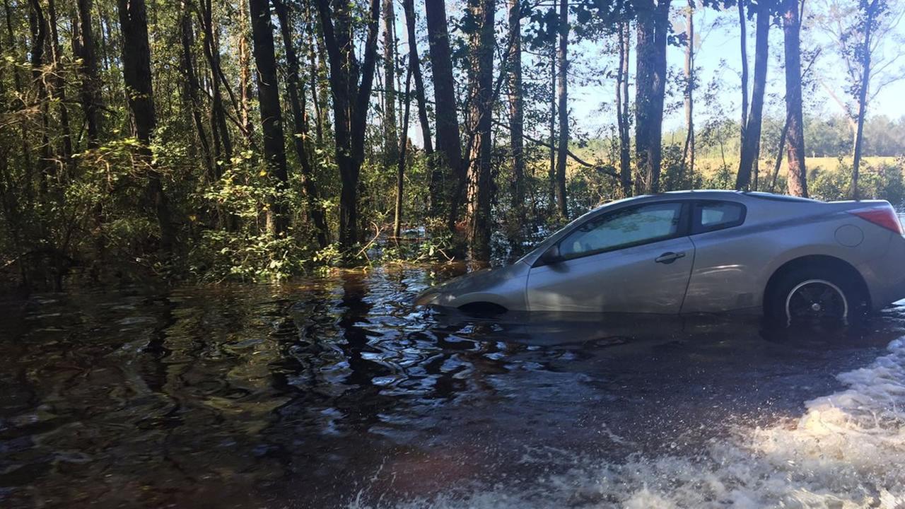 What rivers in North Carolina are flooding?