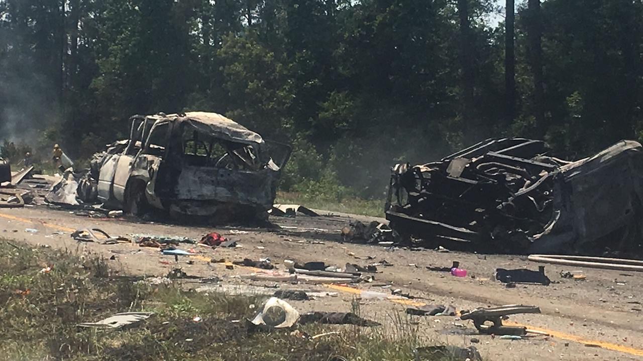 Multiple fatalities reported in I95 crash near South Carolina border