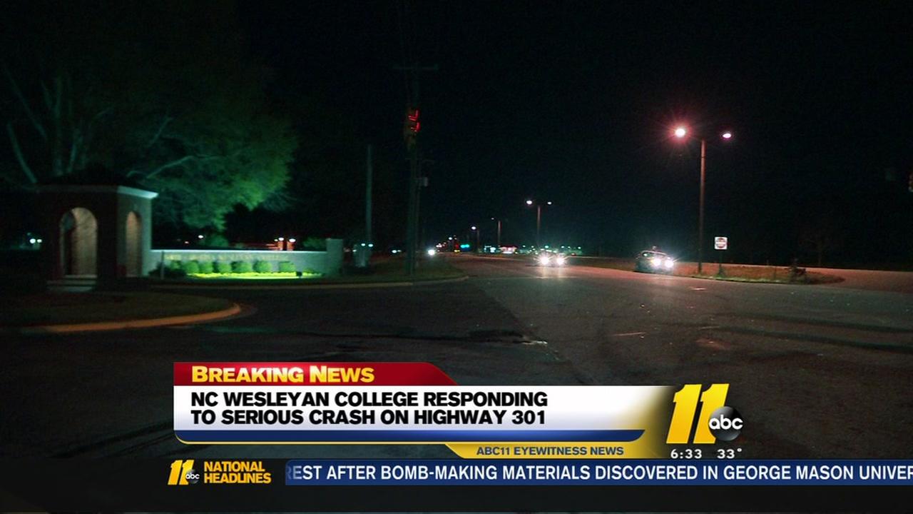 4 dead in Rocky Mount car crash near NC Wesleyan College