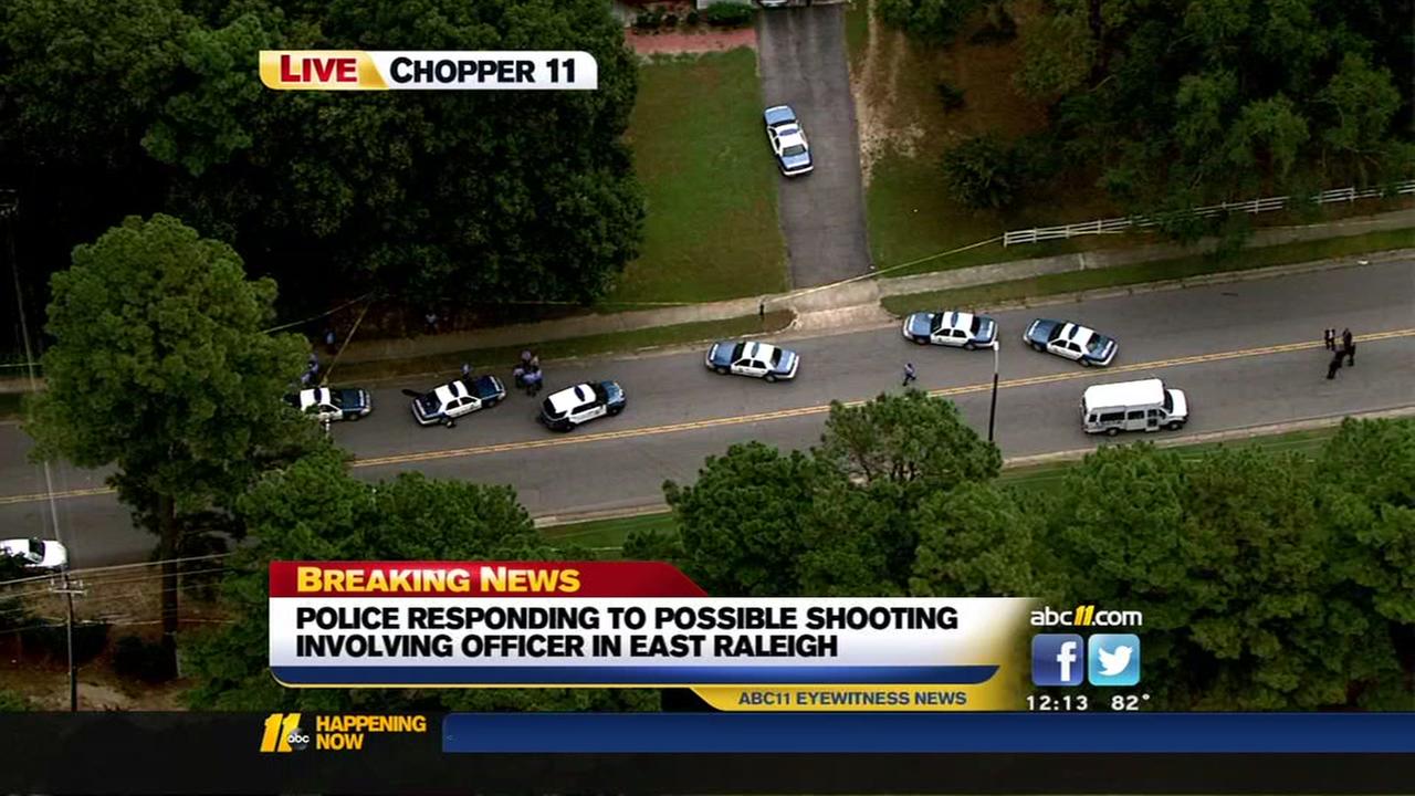 Report of police officer shot in Raleigh - WTVD-TV