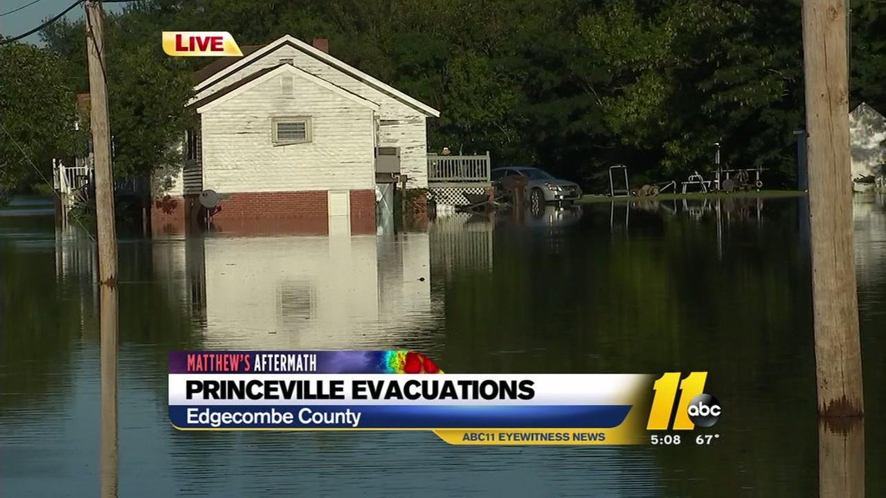 What rivers in North Carolina are flooding?