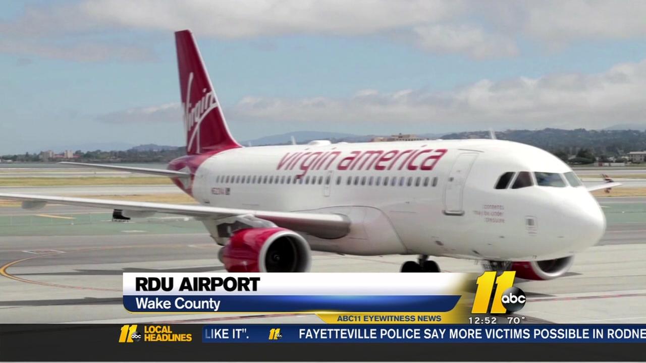 Virgin America airline coming to RDU