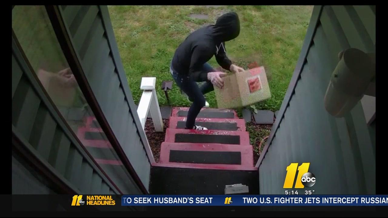 Man fed up with package thieves rigs anti-theft device