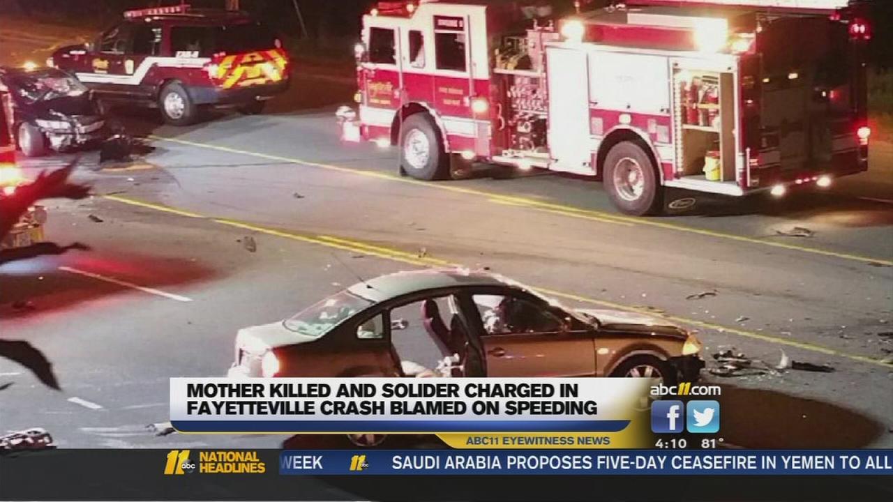 Soldier charged in Fayetteville fatal crash