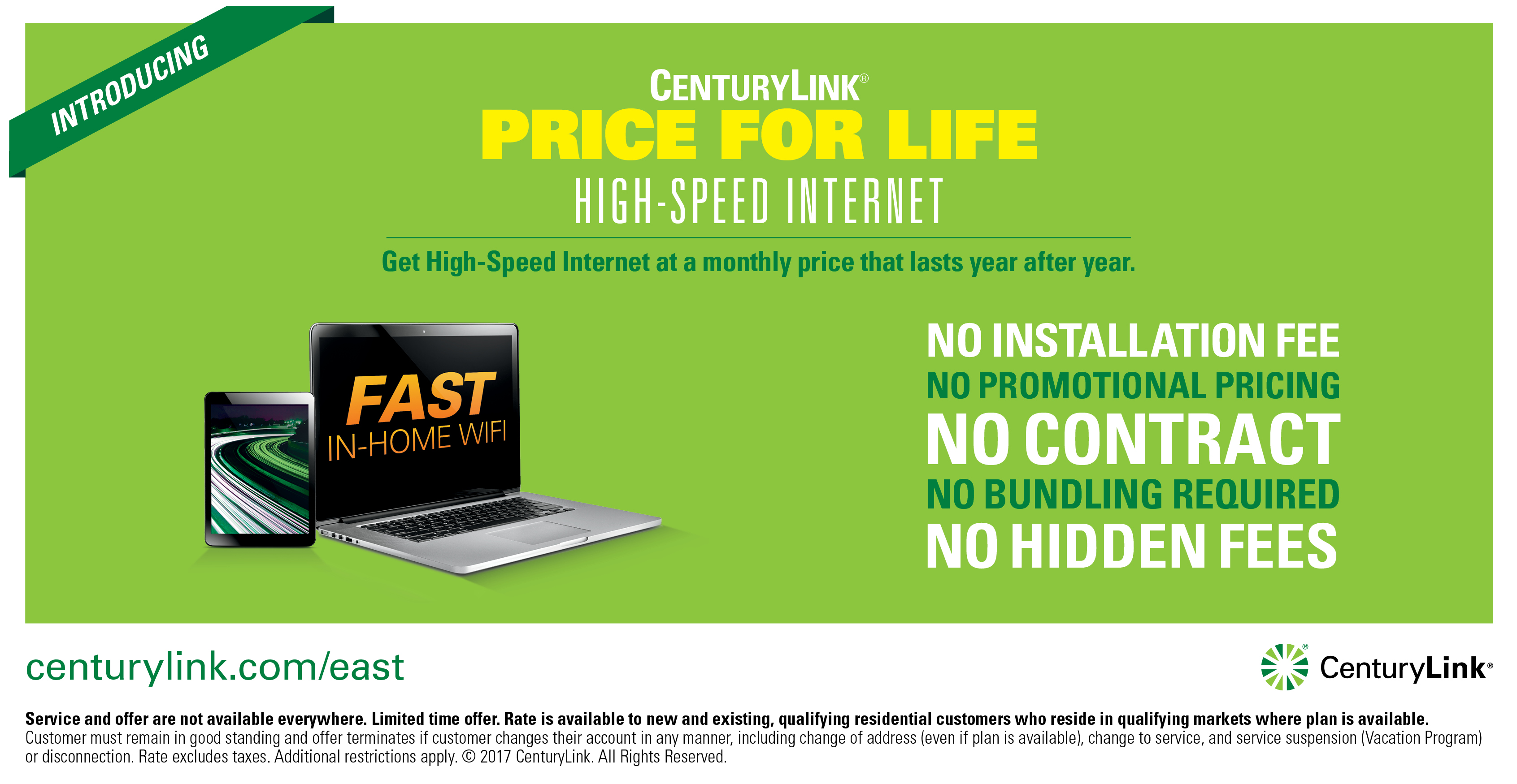 New CenturyLink Offer Simplifies Pricing